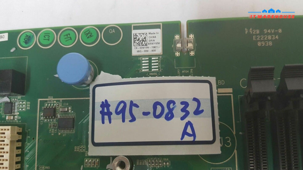Dell PowerEdge R905 Memory CPU Expansion Board - 2W1VW 02W1VW @@@