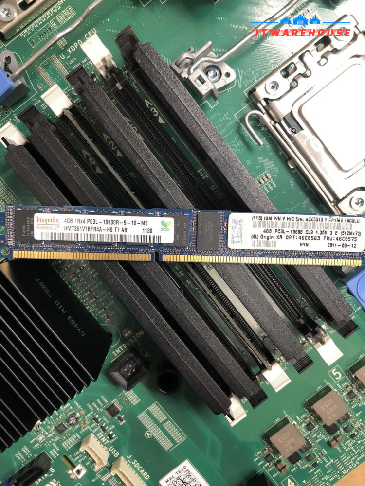 +Dell PowerEdge T610 System Motherboard 0CX0R0 + X5670 CPU + 2x4G RAM