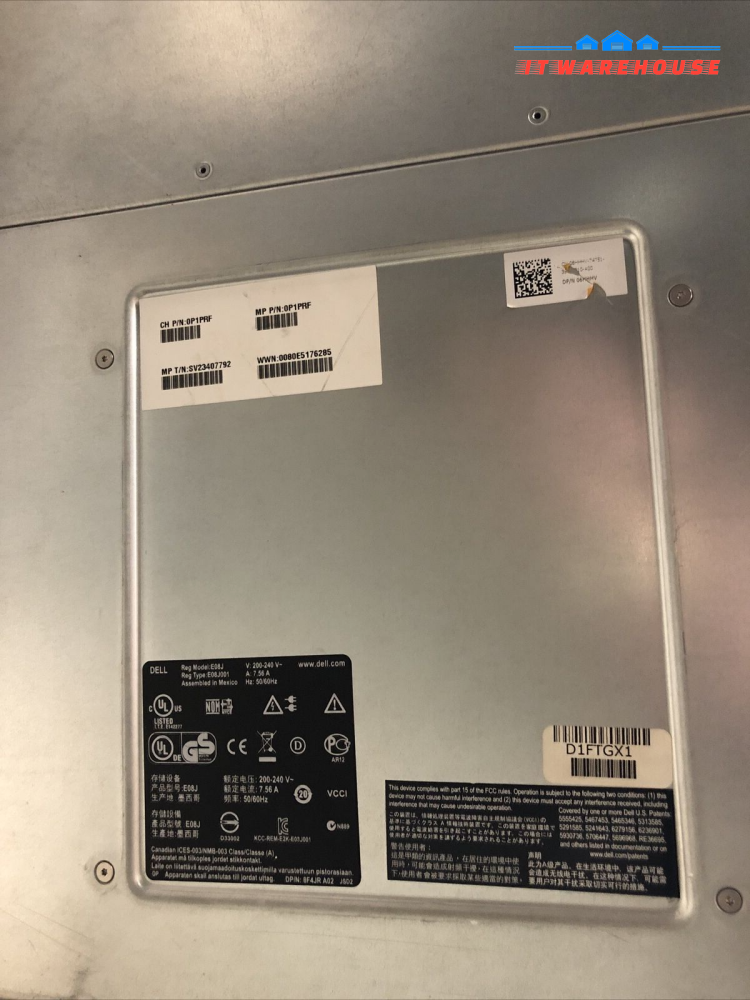 +Dell PowerVault MD3660i storage arrays W/2x Controller, 2x PSU/ NO HDD NO Caddy