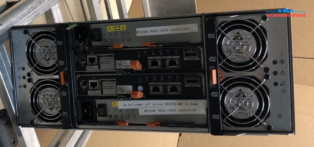 +Dell PowerVault MD3660i storage arrays W/2x Controller, 2x PSU/ NO HDD NO Caddy