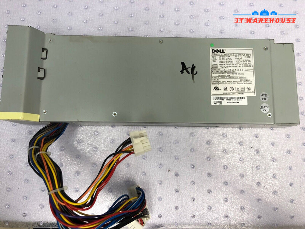 ~Dell Precision 450 360W PS-5361-1D Power Supply- 02P222 @