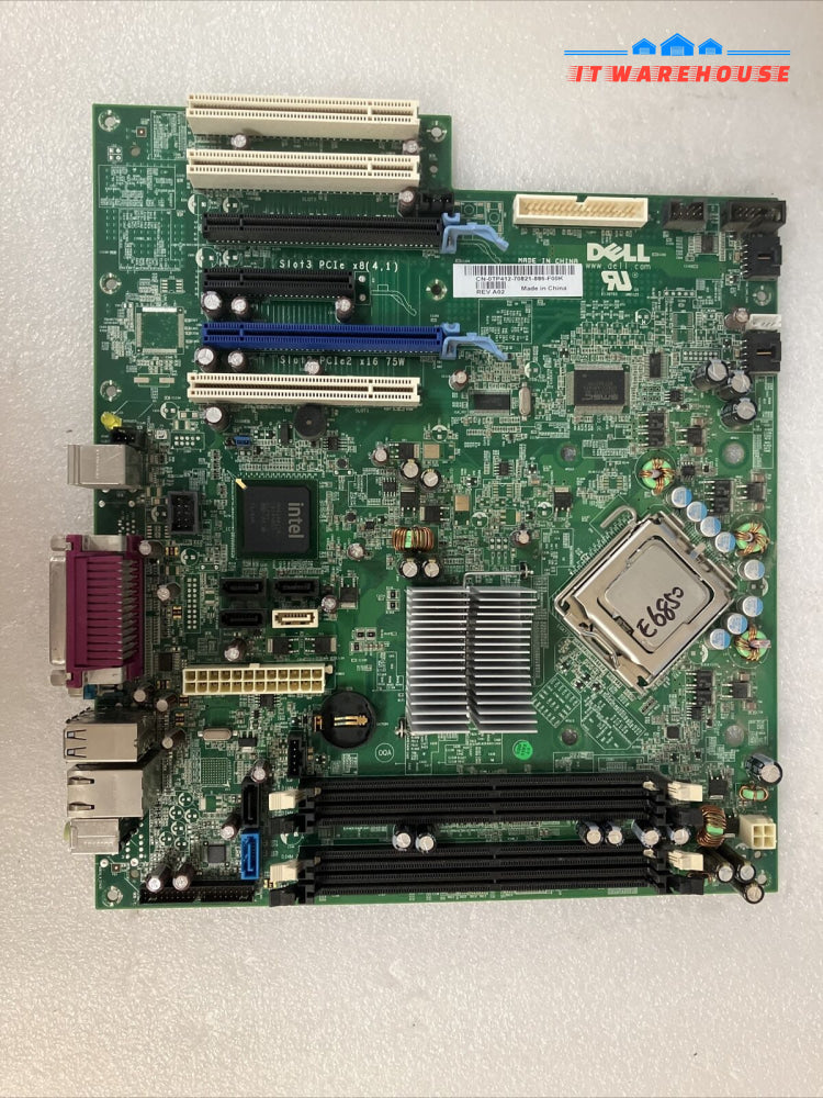 Dell Precision T3400 Tff Lga 775 Motherboard 0Tp412 With Intel C2D E6850 Cpu ~
