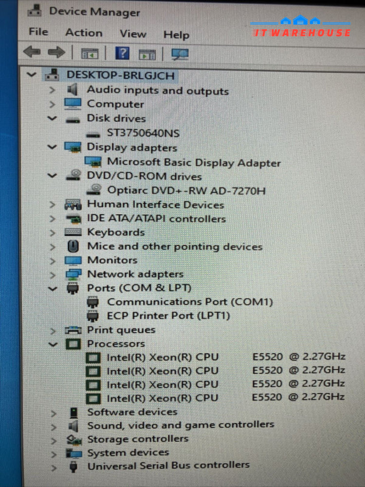 Dell Precision T5500 WorkStation Intel Xeon E5520 CPU, 12GB RAM, 1TB HDD, Win10~