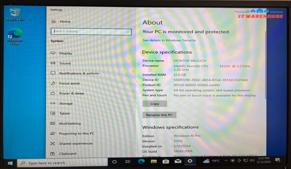 Dell Precision T5500 WorkStation Intel Xeon E5520 CPU, 12GB RAM, 1TB HDD, Win10~