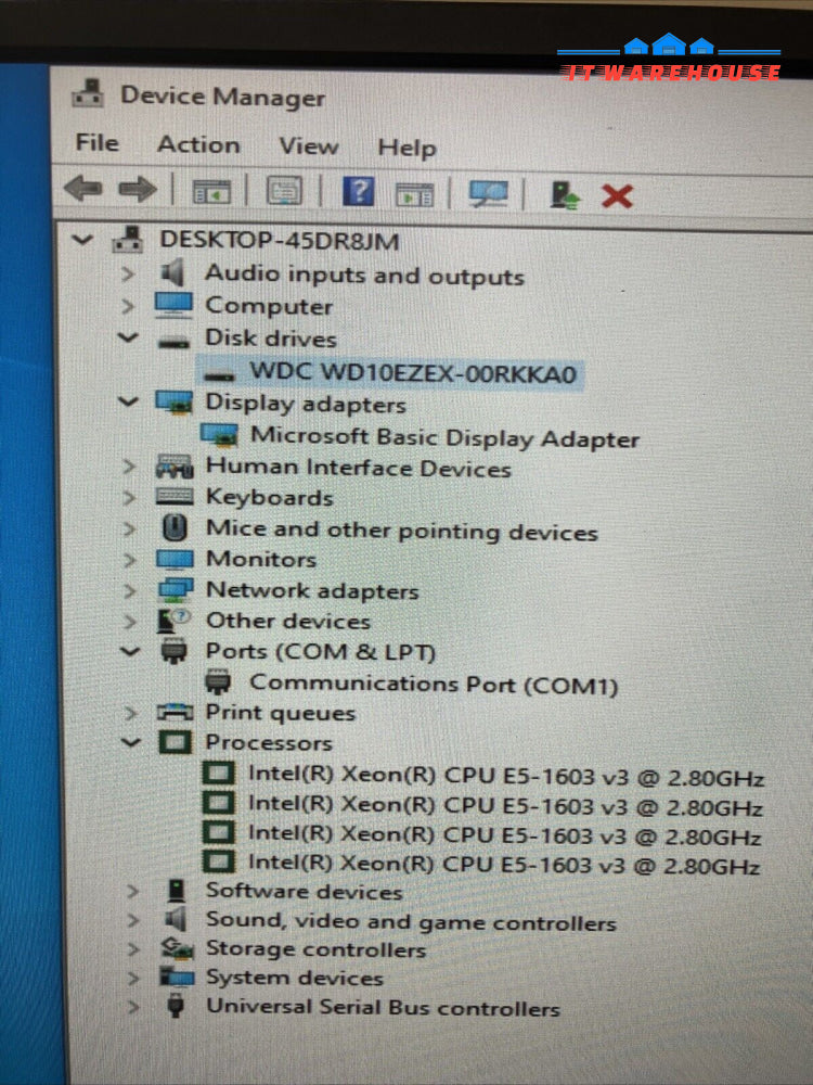 Dell Precision Tower 5810 Desktop Intel Xeon E5-1603v3 CPU / 8GB RAM / 1TB HDD ~