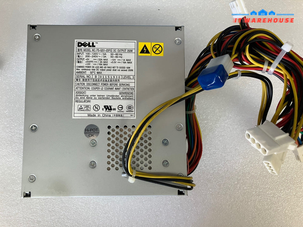 ~ Dell PS-5251-2DFS 250W Power Supply Module PSU 0F0894 F0894 *Tested/Work*
