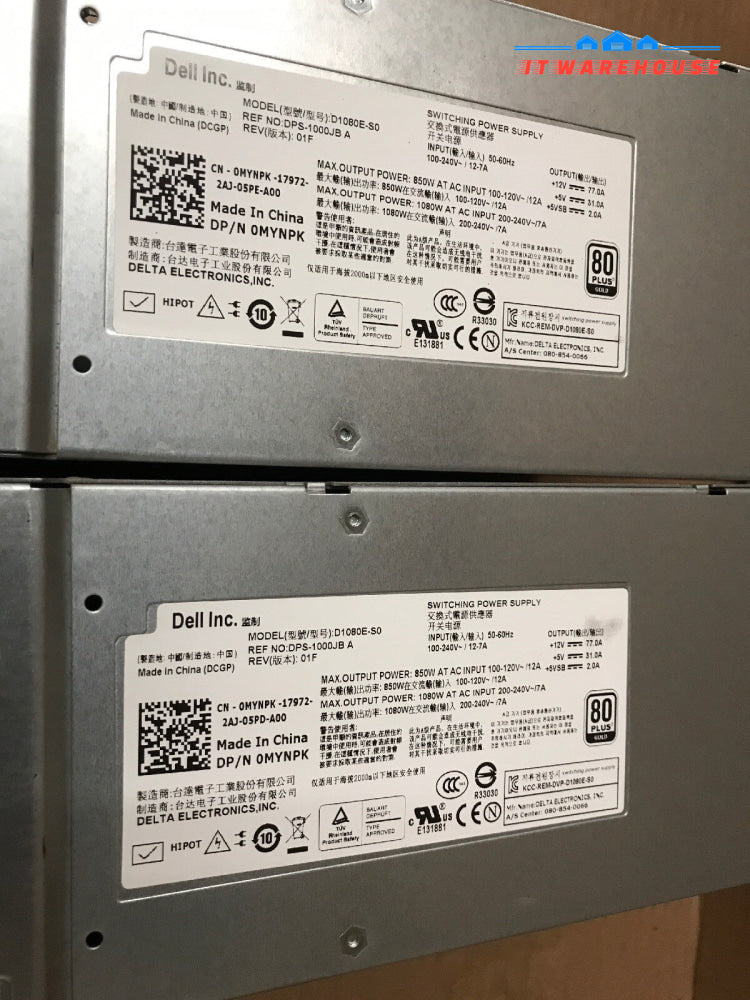 Dell PS6100 EqualLogic 1080-Watt Power Supply D1080E-S0 MYNPK @@@