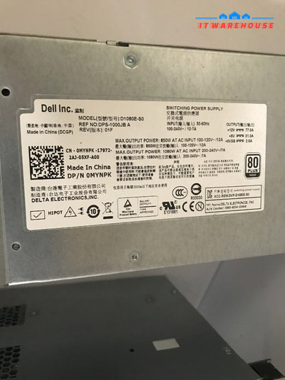 Dell PS6100 EqualLogic 1080-Watt Power Supply D1080E-S0 MYNPK @@@