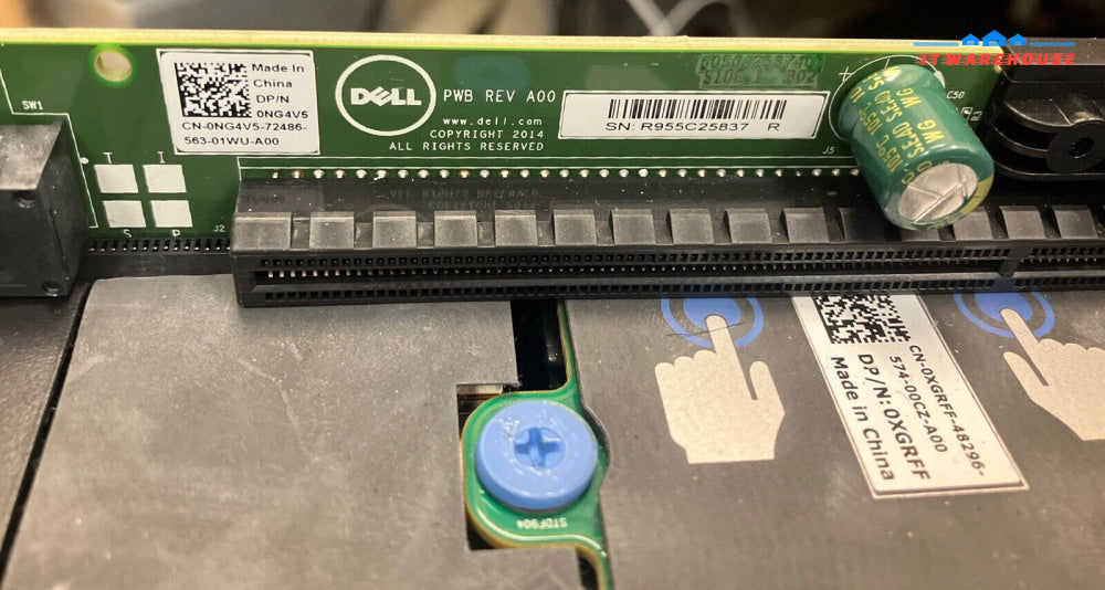Dell R630 Server Motherboard 0Cncjw Ddr4 Dual E5-2630V3 Cpu W/ Sfp + Card Xgrff ~