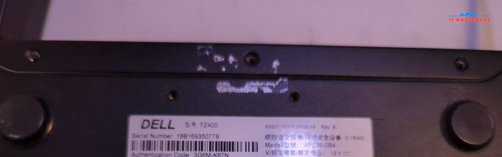 Dell Sonicwall Tz400 Apl28-0B4 Firewall Network Security -
