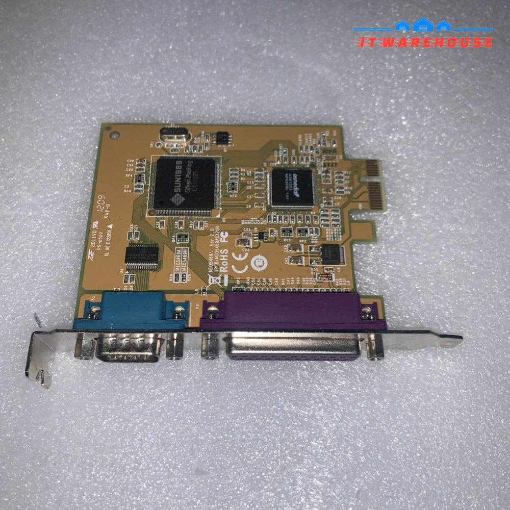 Dell Sunix PCIe x1 Serial and Parallel Expansion Multi I/O Card 0GP385