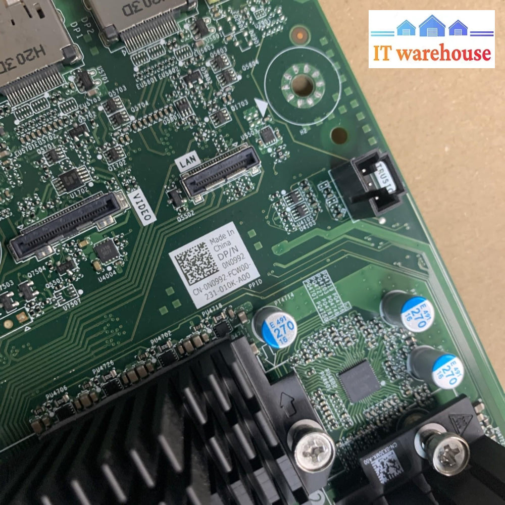 Dell T3660 Workstation LGA1200 0N0992 J1C3P Motherboard Bent Pins(For parts )  +