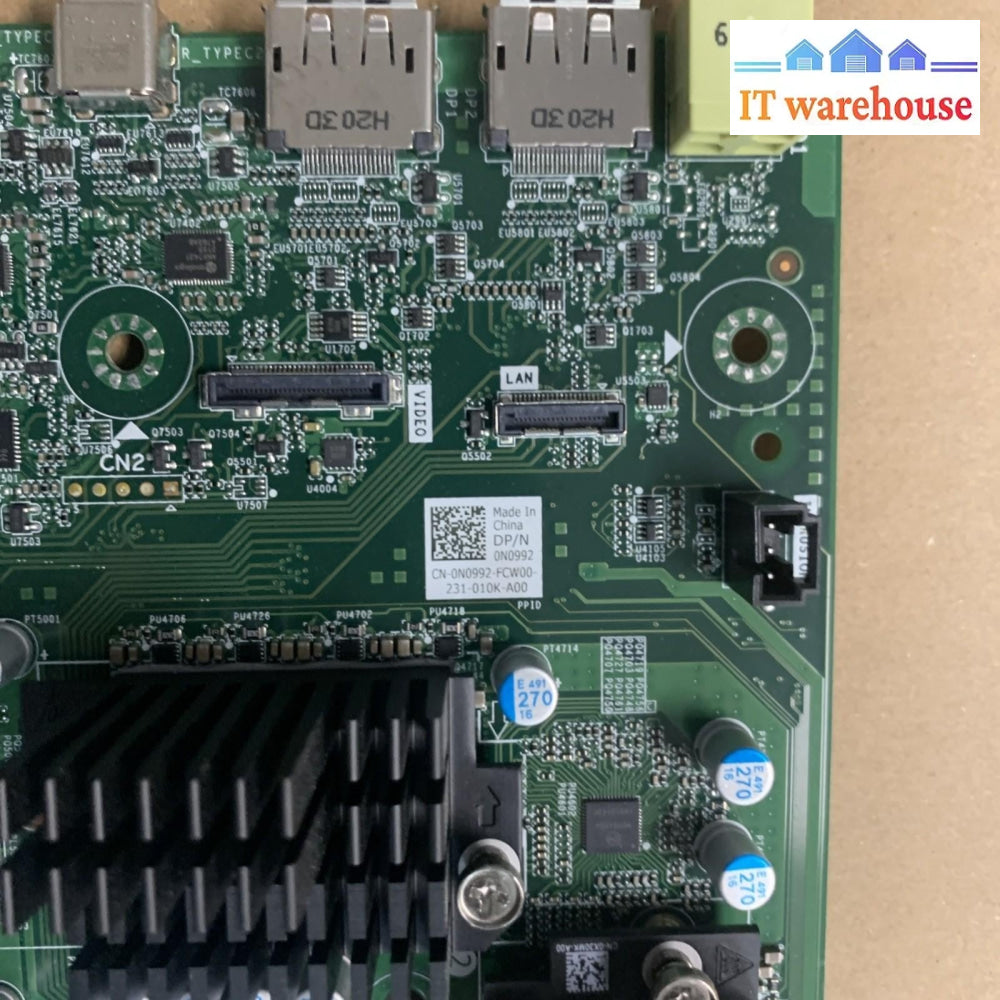 Dell T3660 Workstation LGA1200 0N0992 J1C3P Motherboard Bent Pins(For parts )  +