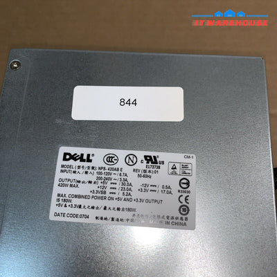 Dell TH344 PowerEdge 830 840 Power Supply NPS-420AB E