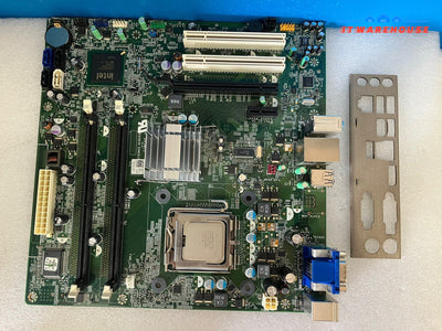 ~ DELL VOSTRO 220 MOTHERBOARD G45M03 0JJW8N E93839 W/ Pentium E5300 & IO Shield