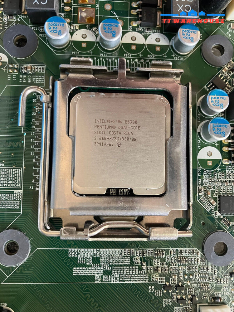 ~ DELL VOSTRO 220 MOTHERBOARD G45M03 0JJW8N E93839 W/ Pentium E5300 & IO Shield