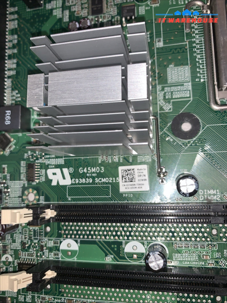 DELL VOSTRO 220 MOTHERBOARD G45M03 0JJW8N E93839 W/ Pentium E5300 -No IO Shield