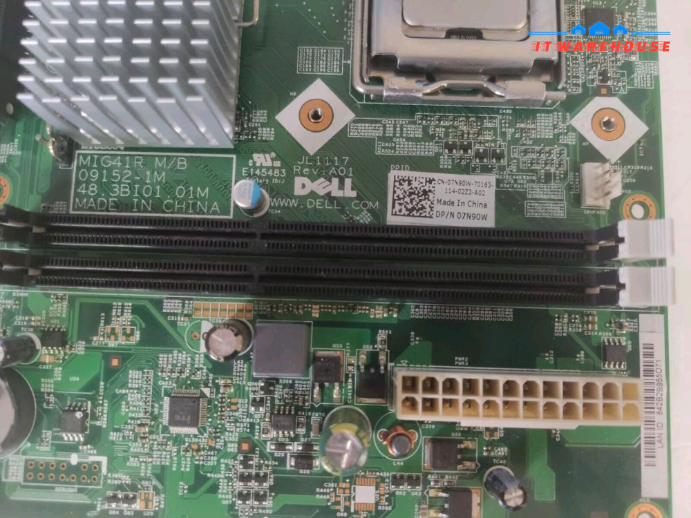 Dell Vostro 230 LGA775 DDR3 Motherboard 07N90W with Intel E5800 CPU ~