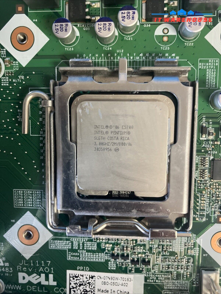 DELL Vostro 230 Motherboard 07N90W MIG41R DDR3 LGA 775 With Intel E5700 CPU ~
