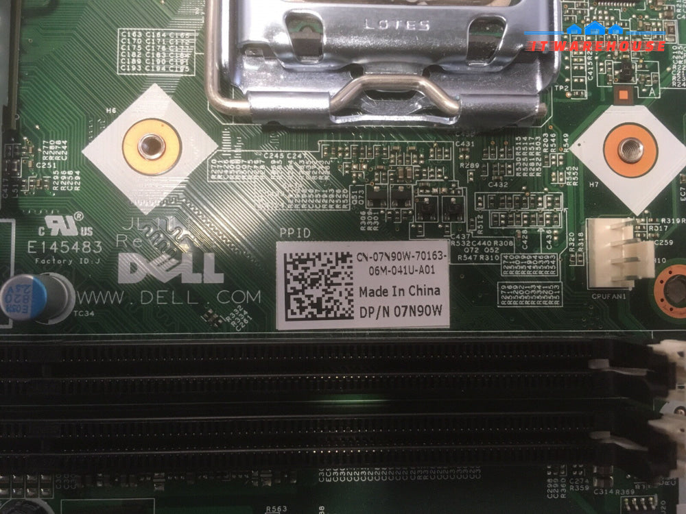 + Dell Vostro 230 Motherboard 09152-1 7N90W w/ Intel E7500 2.90GHz Genuine Plate