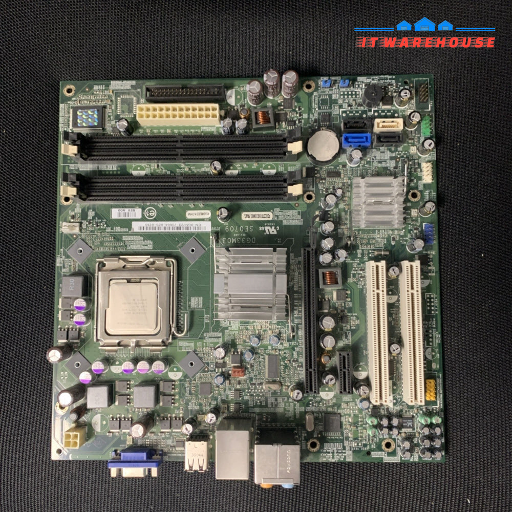 Dell Vostro 400 Motherboard CPU Combo GN723 Core 2 Quad Q6600 2.4Ghz