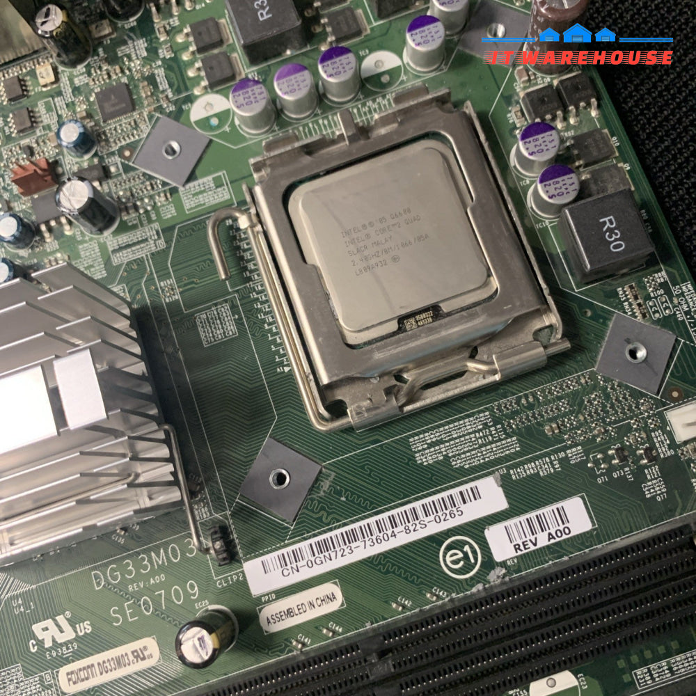 Dell Vostro 400 Motherboard CPU Combo GN723 Core 2 Quad Q6600 2.4Ghz