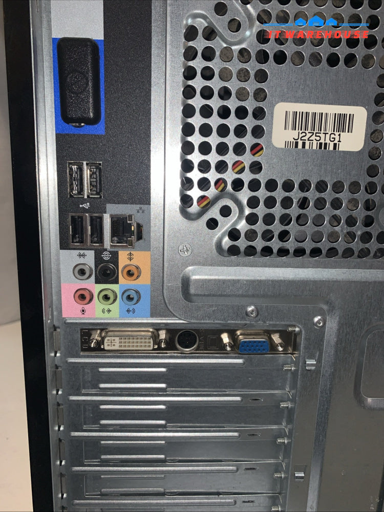 Dell Vostro 410 Desktop Quad core Q6600 3.25GB 500GB Windows XP Pro sp3 HD 2400
