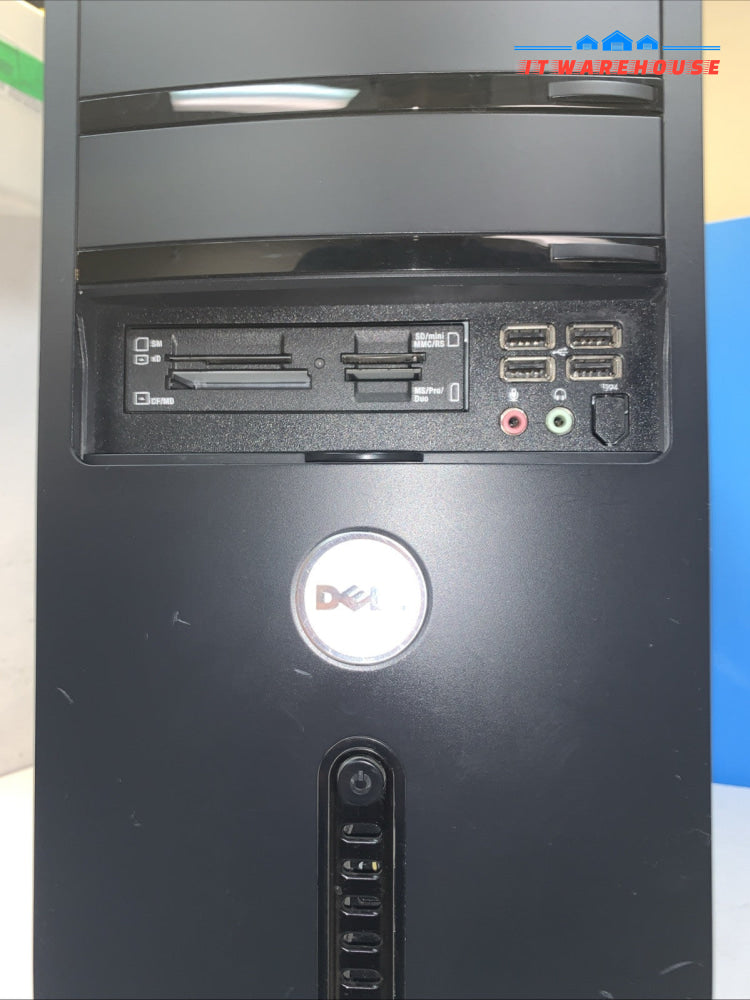 Dell Vostro 410 Desktop Quad core Q6600 3.25GB 500GB Windows XP Pro sp3 HD 2400