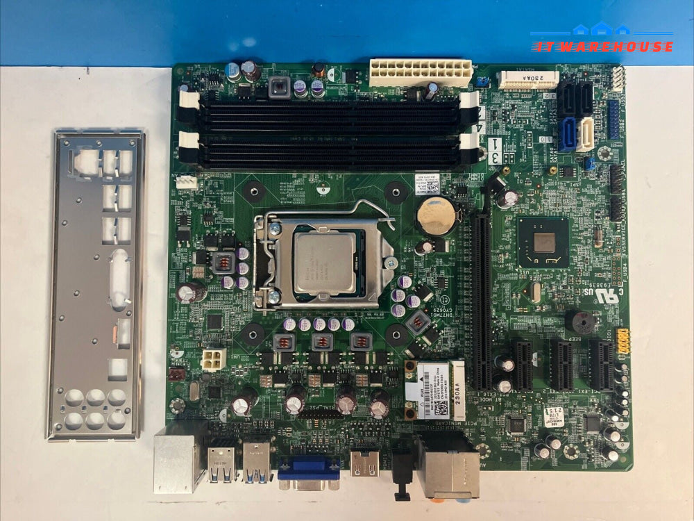 Dell Vostro 470 Motherboard 0NW73C DDR3 With Intel i5-3350P CPU & I/O Shield ~