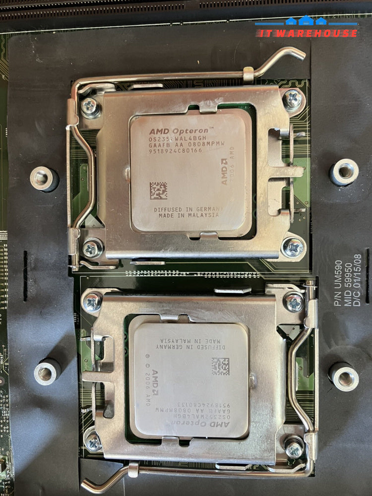 ~ Dell W468G PowerEdge 2970 Server System Motherboard W/ 2 AMD Opteron GAAFB CPU