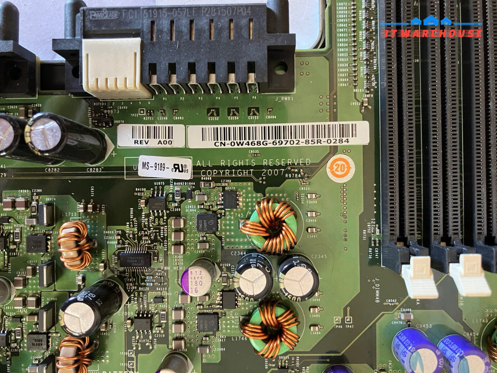 ~ Dell W468G PowerEdge 2970 Server System Motherboard W/ 2 AMD Opteron GAAFB CPU