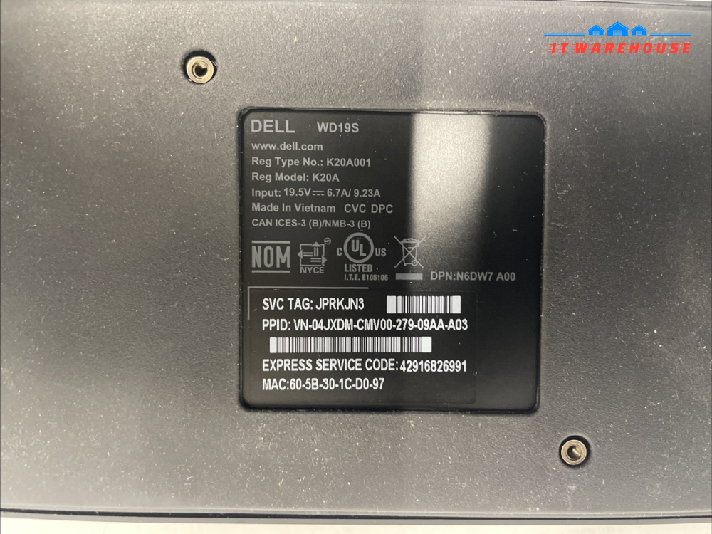 Dell WD19S  Docking Station （NO AC）  +