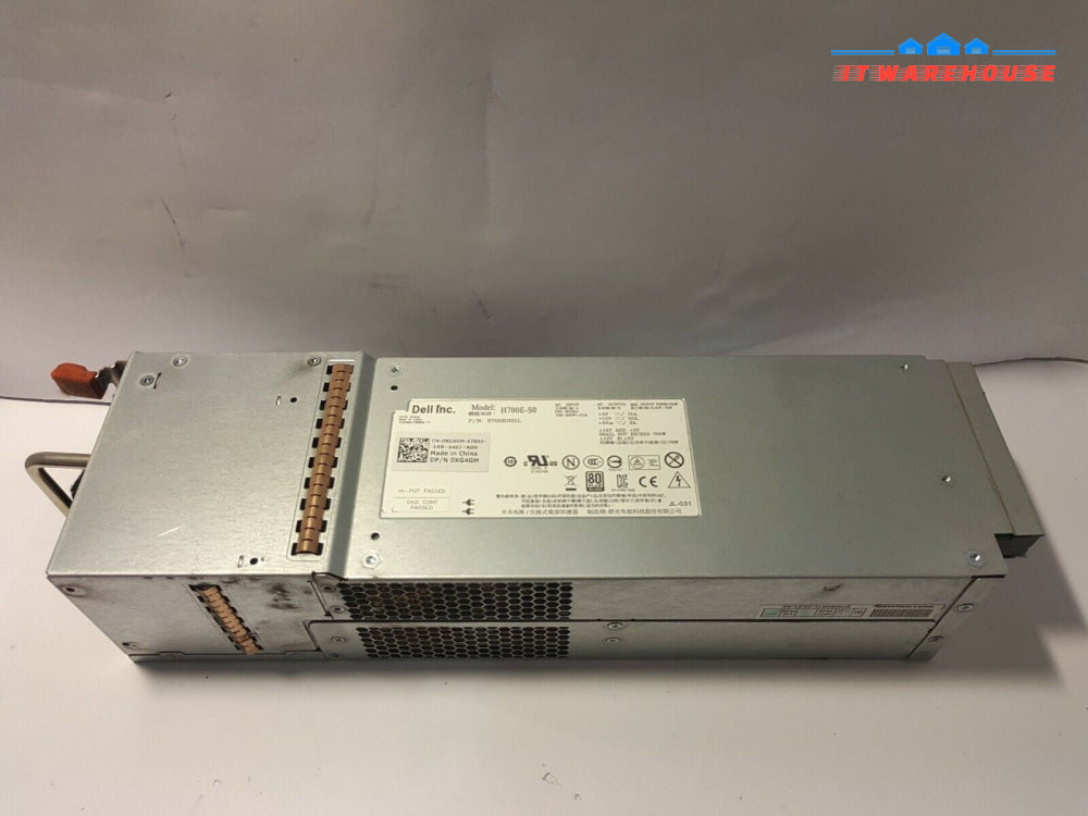 - Dell XG4GM EqualLogic PS4100 Redundant 700W S700E001L Power Supply H700E-S0