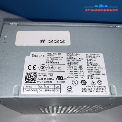 Dell  XPS 8900 8700 8500 460W power supply WY7XX 6GXM0 6GPR9 RH8P5 GJXN1 2Y8X1