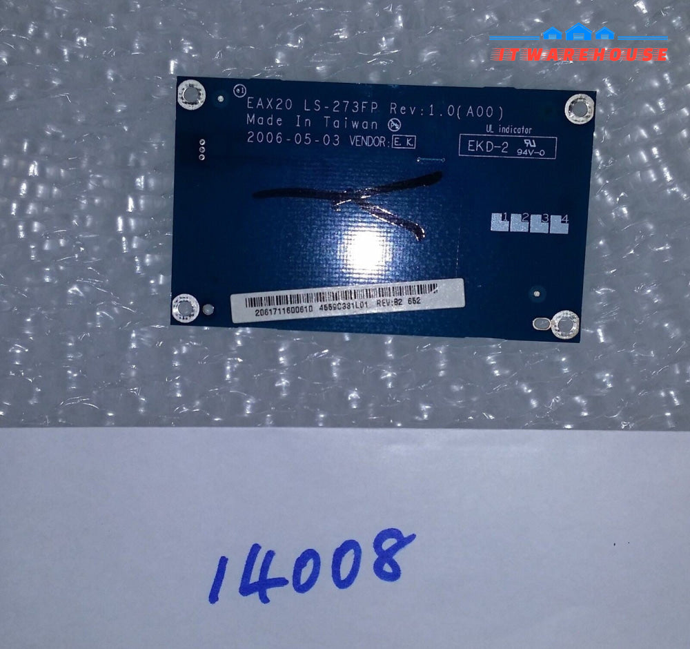 Dell XPS M2010 LED Board LS-273FP