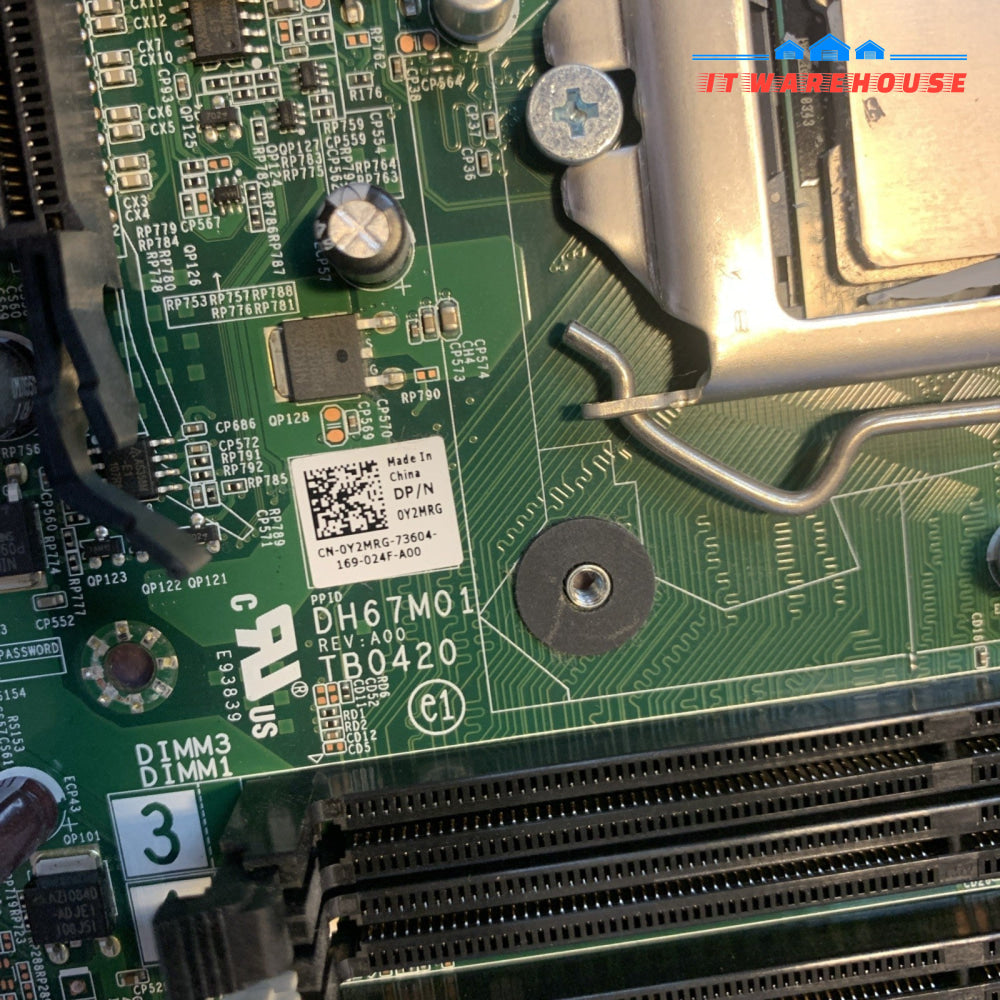 Dell Y2MRG Vostro 460 XPS 8300 Series LGA1155 Motherboard with i7-2600 CPU