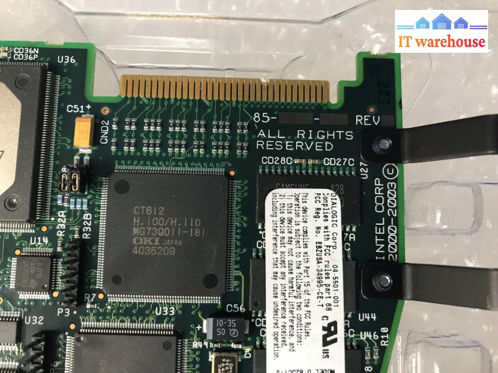 Dialogic D/82JCT-U Gateway 8 Port PCI PBX Integration Board w/ 4-port USB