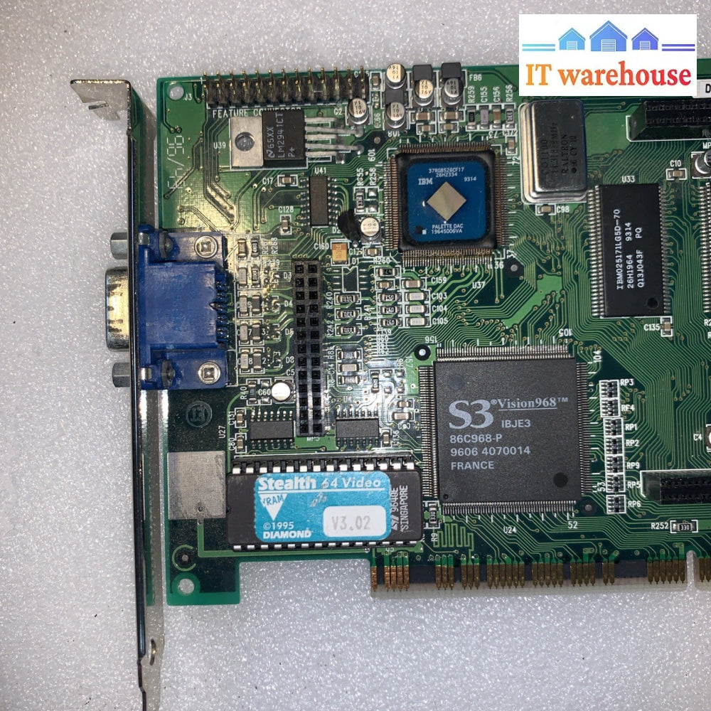 Diamond Stealth III S540 ST64VDRM PCI 64MB S3 Savage4 Graphics Card Vintage GPU