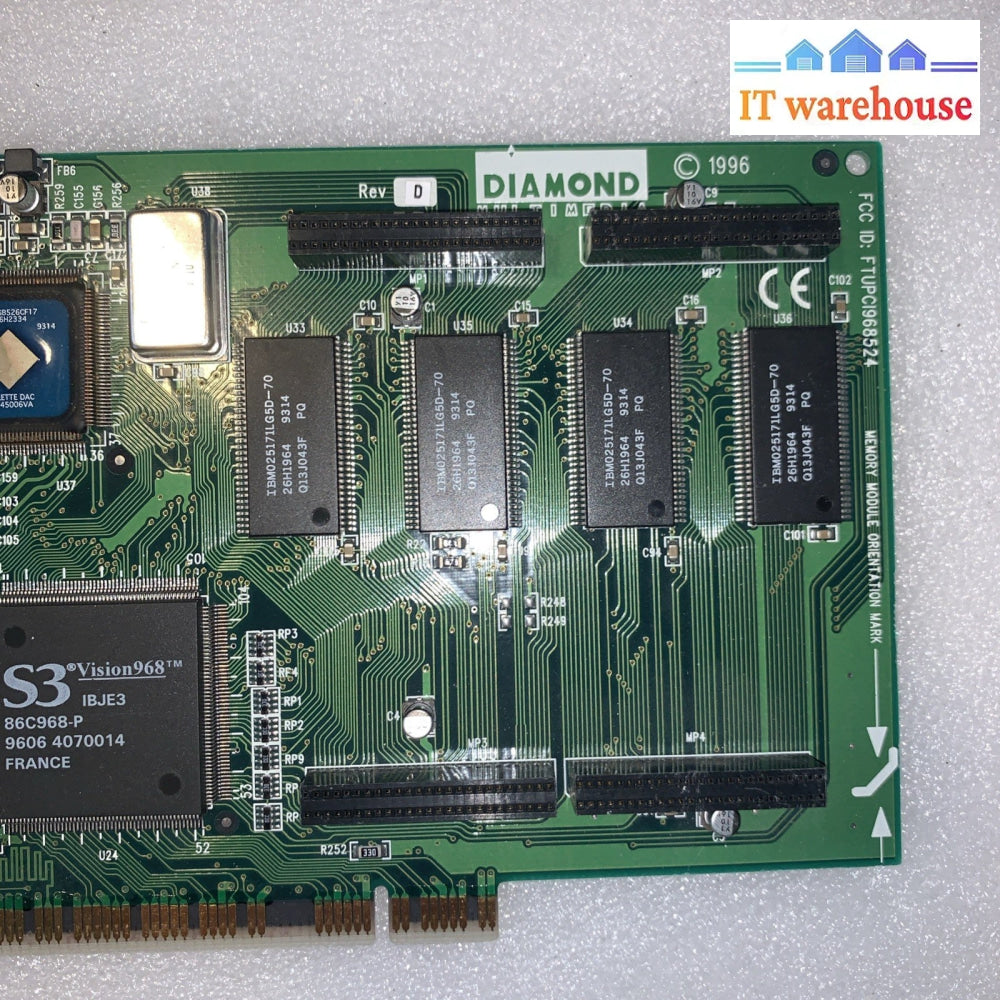 Diamond Stealth III S540 ST64VDRM PCI 64MB S3 Savage4 Graphics Card Vintage GPU
