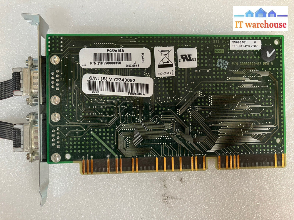 ~ DIGI International ISA PC/2e Interface Card 30002024-02 FJS46W32024 55000461
