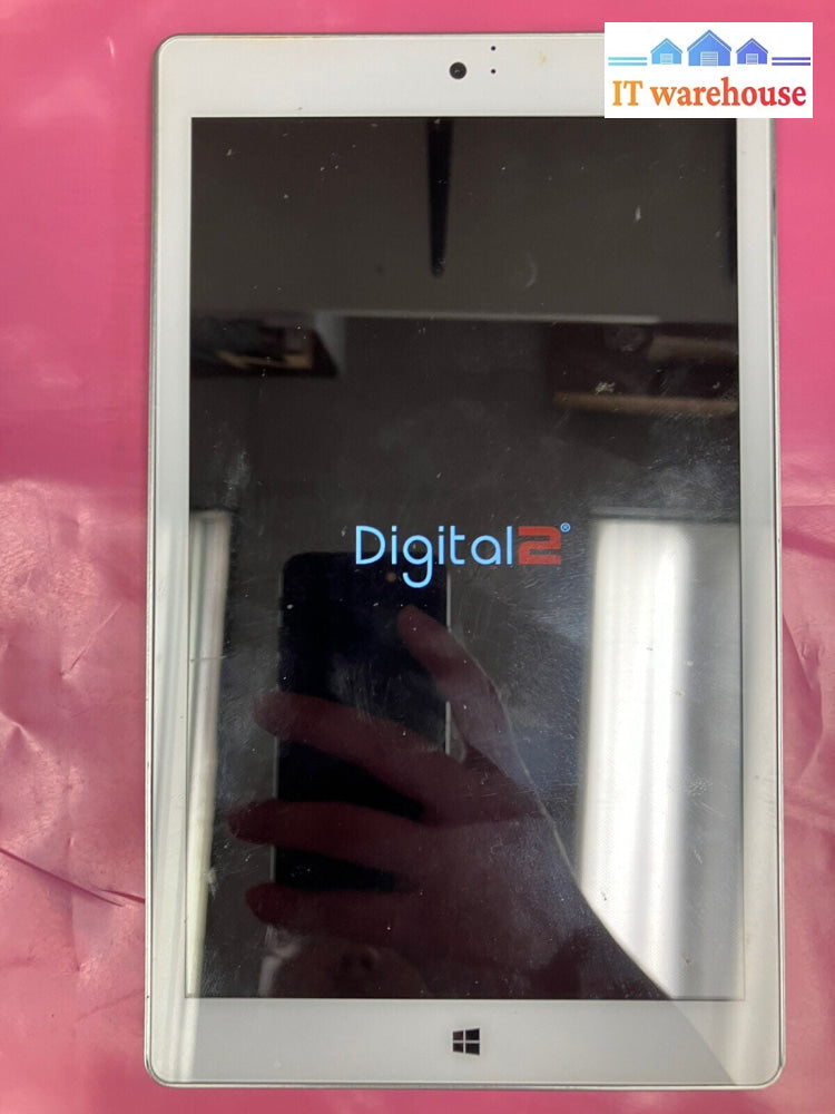 ~ Digital2 8" Tablet Intel Z3735F CPU 1GB Ram 16GB Storage Wi-Fi (No OS, READ)