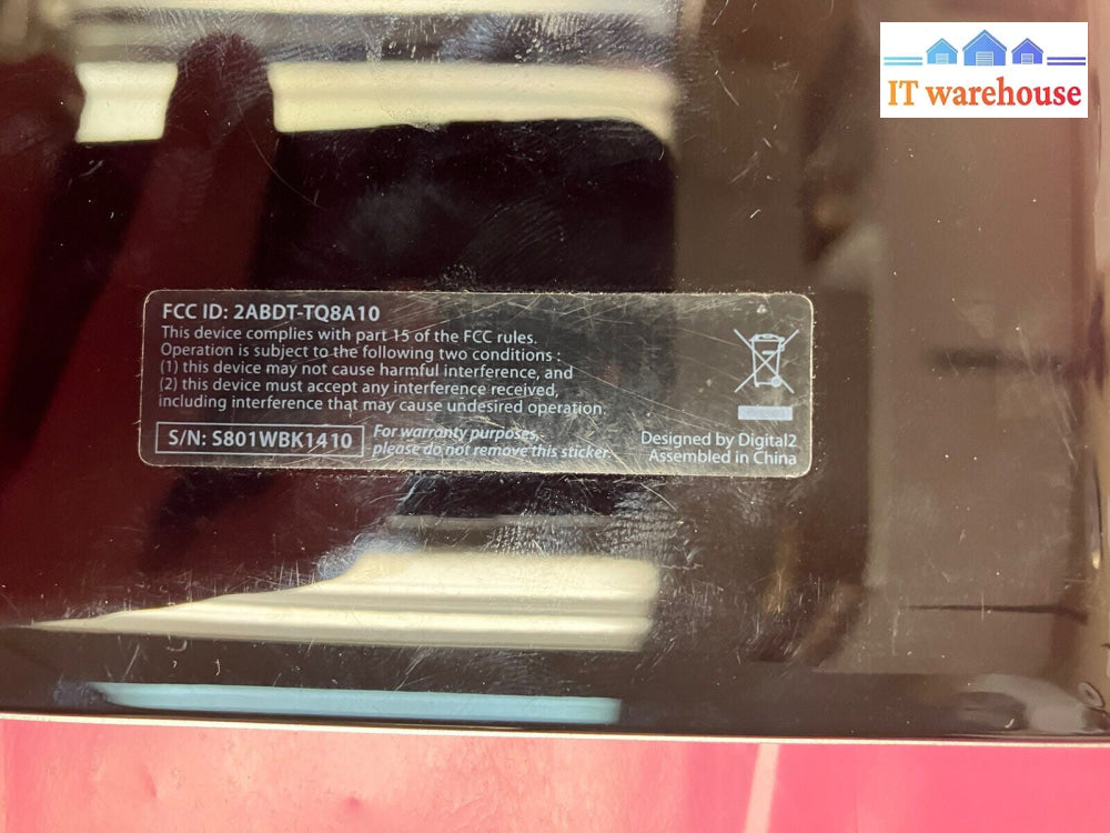 ~ Digital2 8" Tablet Intel Z3735F CPU 1GB Ram 16GB Storage Wi-Fi (No OS, READ)