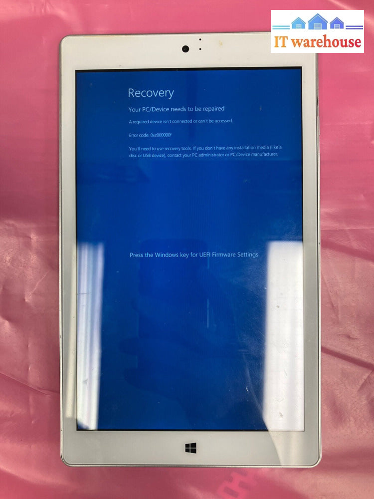 ~ Digital2 8" Tablet Intel Z3735F CPU 1GB Ram 16GB Storage Wi-Fi (No OS, READ)
