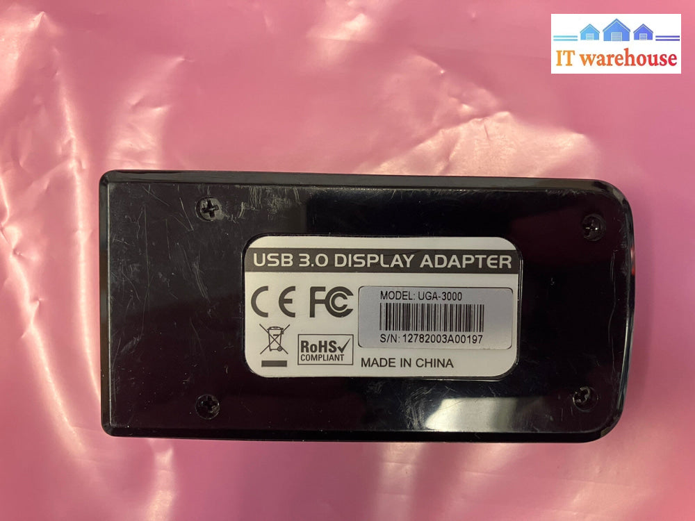 ~ DisplayLink PLUGABLE Uga-3000 Micro B USB To DVI Multi-Display Adapter