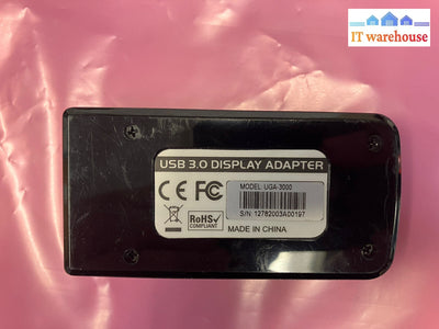 ~ DisplayLink PLUGABLE Uga-3000 Micro B USB To DVI Multi-Display Adapter