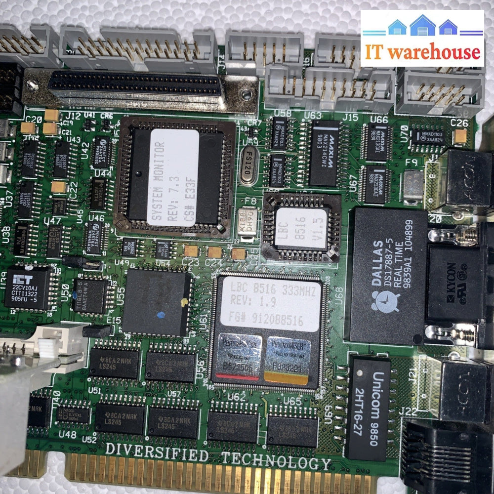 Diversified Technology ISA Data Acquisition Motion Control Board Vintage Industr