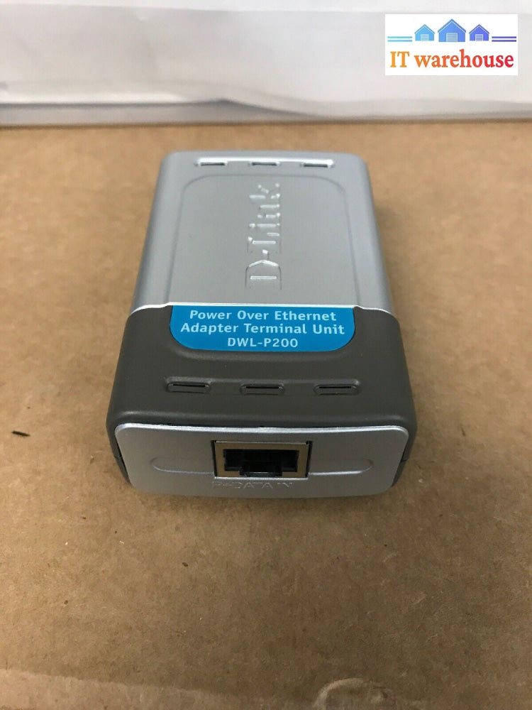 DLink power On Ethernet adapter Terminal DWL-P200 + 12 V Ac Adapter @@@