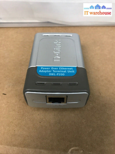 DLink power On Ethernet adapter Terminal DWL-P200 + 12 V Ac Adapter @@@