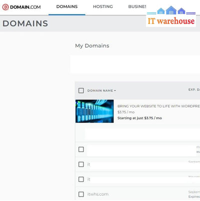 Domain For Sale: Itwhs.com