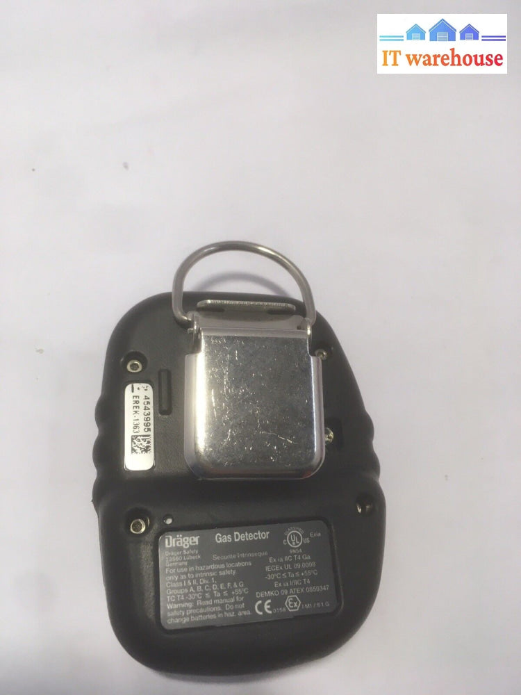 DRAGER PAC 3500 CO GAS Detector AS IS